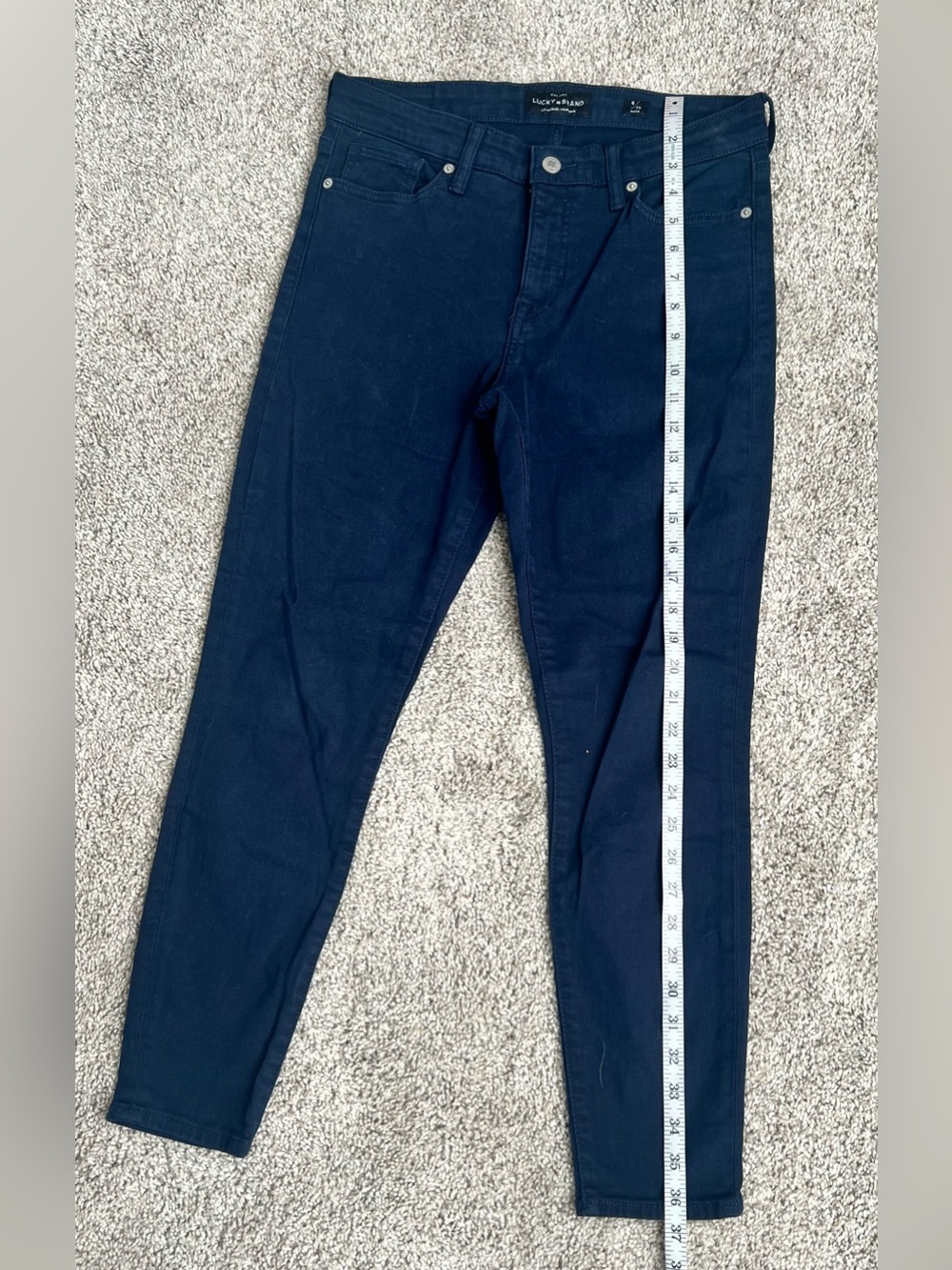 Lucky Brand dark blue Skinny Jeans - Picture 4 of 6